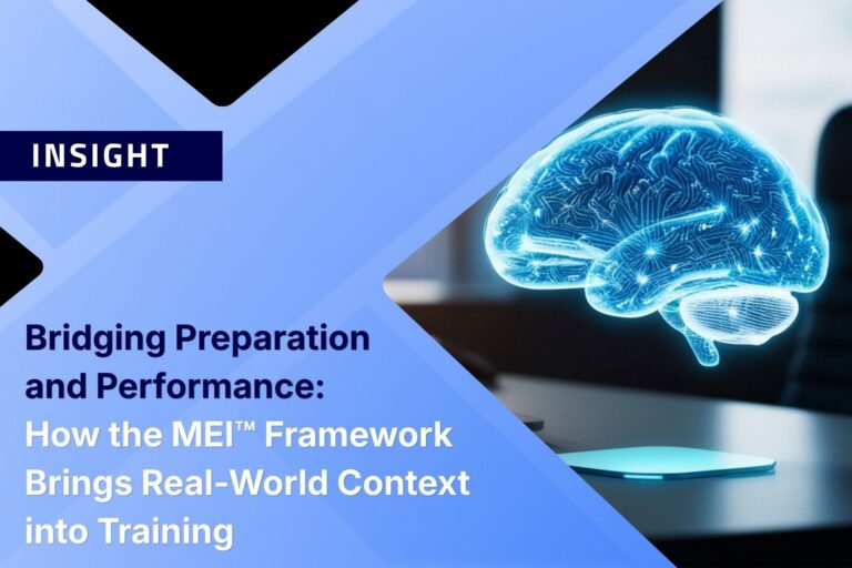 Bridging Preparation and Performance: How the MEI™ Framework Brings Real-World Context into Training